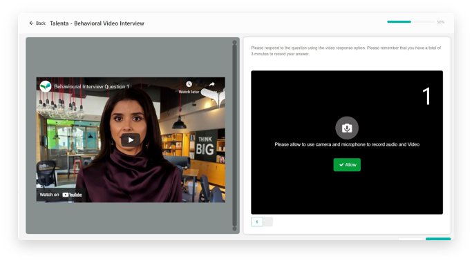 AI Proctoring and Video Interviewing using Talenta